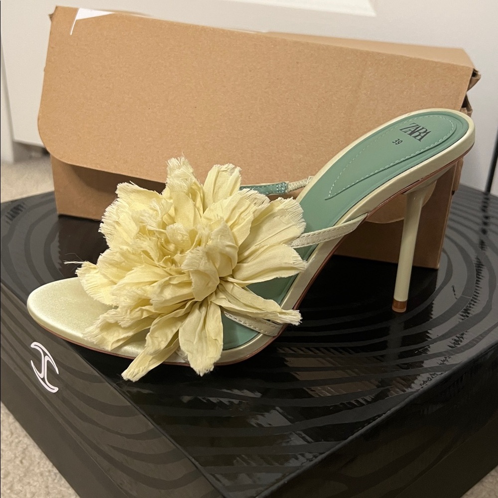 NWT ZARA Heels Size 39 in a box - Picture 2 of 4
